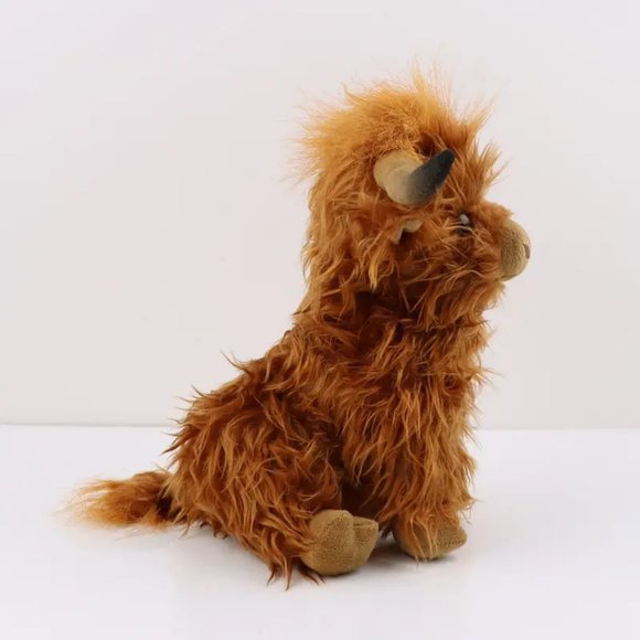 Cuddly 27CM/11'' Highland Cow Plush Toy - Picture 3 of 3